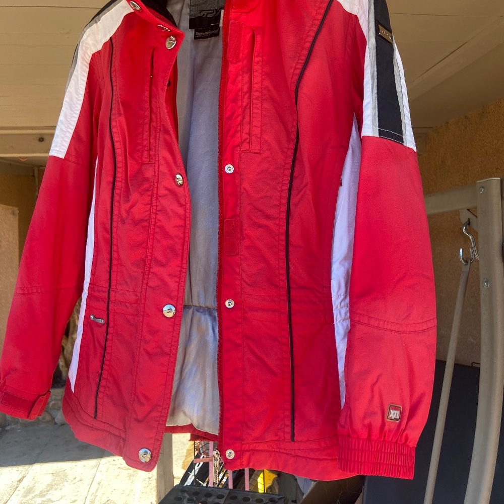 Spyder winter snow and sky jacket coat